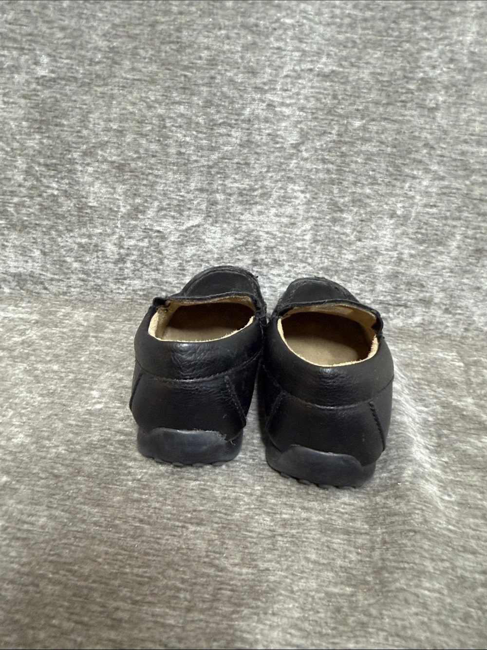 Place Black Men's Slip-On Driving Loafers